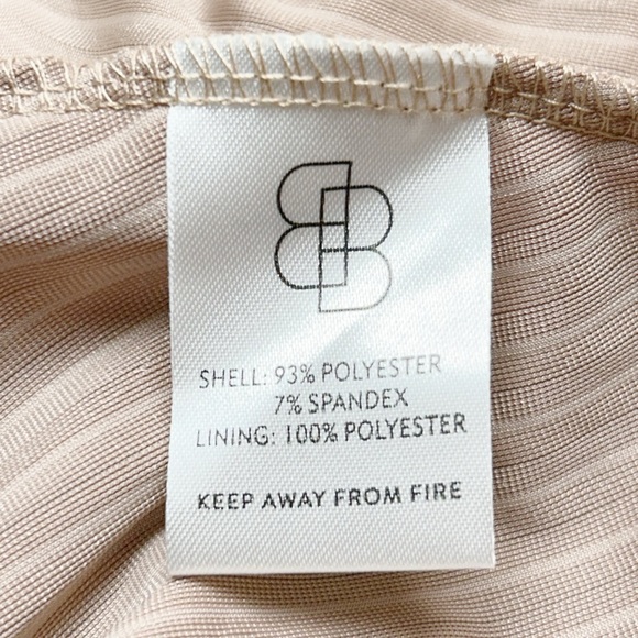 Baltic Born Andi Ribbed Velvet Wrap Maxi Dress Champagne XXL NWT - Picture 11 of 12